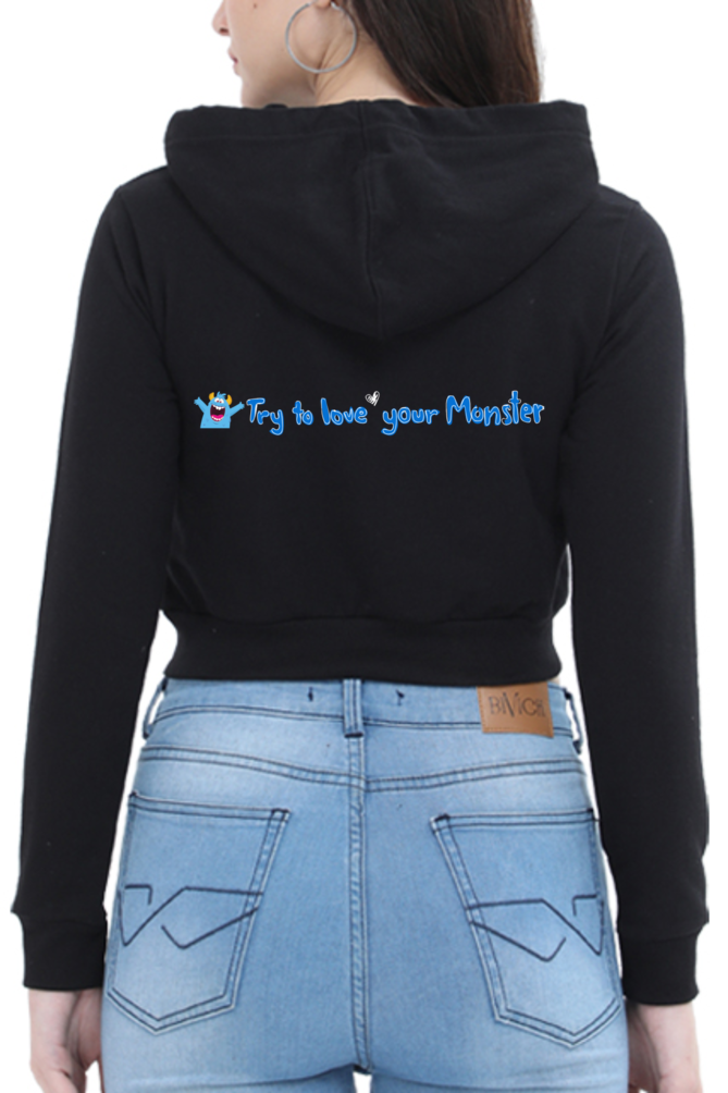 The Monster Crop Hoodie